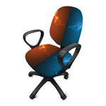 Fire And Ice Dragons Print Office Chair Cover