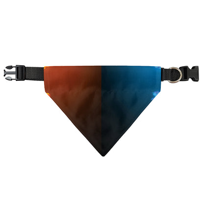 Fire And Ice Dragons Print Over The Collar Dog Bandana