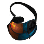 Fire And Ice Dragons Print Pet Sling Carrier