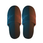 Fire And Ice Dragons Print Slippers