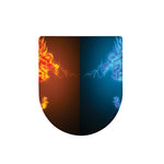 Fire And Ice Dragons Print Toilet Lid Cover