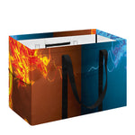Fire And Ice Dragons Print Utility Tote Bag