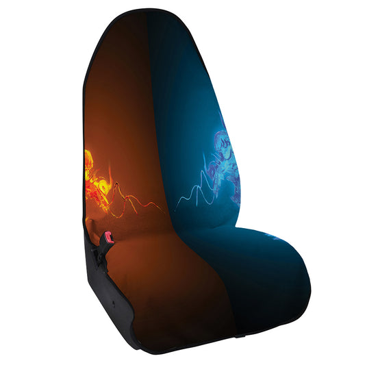 Fire And Ice Dragons Print Waterproof Car Seat Cover