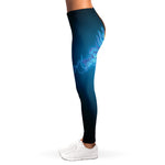 Fire And Ice Dragons Print Women's Leggings