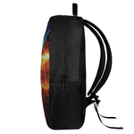 Fire And Ice Energy Print 17 Inch Backpack