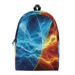 Fire And Ice Energy Print Backpack