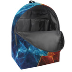 Fire And Ice Energy Print Backpack