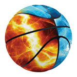 Fire And Ice Energy Print Basketball