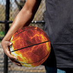 Fire And Ice Energy Print Basketball