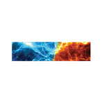 Fire And Ice Energy Print Bed Runner