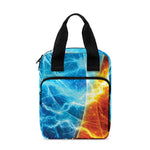 Fire And Ice Energy Print Bible Tote Bag