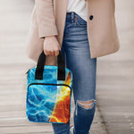 Fire And Ice Energy Print Bible Tote Bag