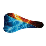 Fire And Ice Energy Print Bicycle Seat Cover