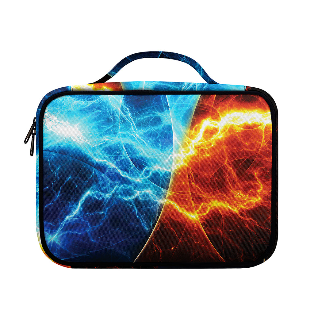 Fire And Ice Energy Print Briefcase Bible Bag