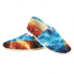 Fire And Ice Energy Print Casual Shoes