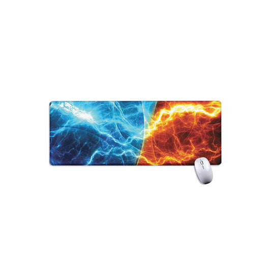 Fire And Ice Energy Print Extended Mouse Pad