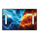 Fire And Ice Energy Print Golf Cart Seat Cover