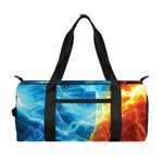 Fire And Ice Energy Print Gym Bag