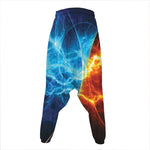 Fire And Ice Energy Print Hammer Pants