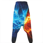 Fire And Ice Energy Print Hammer Pants