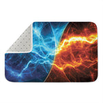 Fire And Ice Energy Print Indoor Door Mat