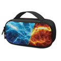 Fire And Ice Energy Print Portable Cooler Travel Case