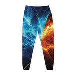 Fire And Ice Energy Print Jogger Pants