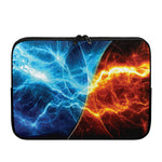 Fire And Ice Energy Print Laptop Sleeve