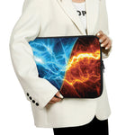 Fire And Ice Energy Print Laptop Sleeve