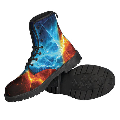 Fire And Ice Energy Print Backpack