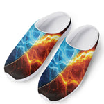 Fire And Ice Energy Print Mesh Casual Shoes