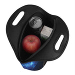 Fire And Ice Energy Print Neoprene Lunch Bag