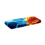 Fire And Ice Energy Print Piano Keyboard Cover