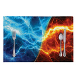 Fire And Ice Energy Print Placemat