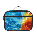 Fire And Ice Energy Print Portable Lunch Bag