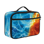 Fire And Ice Energy Print Portable Lunch Bag