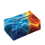 Fire And Ice Energy Print Rectangle Tissue Box Cover