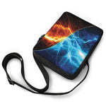 Fire And Ice Energy Print Rectangular Crossbody Bag