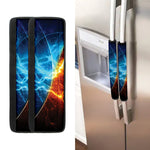Fire And Ice Energy Print Refrigerator Handle Covers