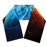 Fire And Ice Energy Print Scarf