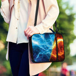 Fire And Ice Energy Print Shoulder Strap Bible Bag