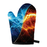Fire And Ice Energy Print Single Oven Mitt
