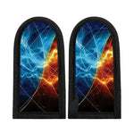 Fire And Ice Energy Print Skillet Handle Cover