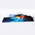 Fire And Ice Energy Print Sports Towel