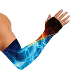 Fire And Ice Energy Print Sun Protection Arm Sleeves