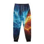 Fire And Ice Energy Print Sweatpants