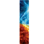 Fire And Ice Energy Print Table Runner