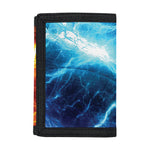Fire And Ice Energy Print Trifold Wallet