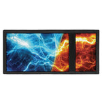 Fire And Ice Energy Print Trifold Wallet