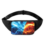 Fire And Ice Energy Print Waist Bag